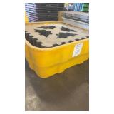 Heavy Duty Yellow Material Handling Bin with Custom Foam Insert