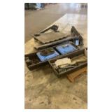 Assorted Automotive Parts and Accessories with Storage Bins