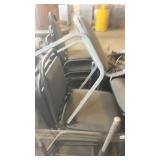 Mixed Lot of Stackable and Folding Chairs with Cushions and Armrests