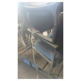 Mixed Lot of Stackable and Folding Chairs with Cushions and Armrests