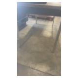 Rectangular Metal Frame Work Table