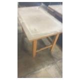 Sturdy Wooden Work Table with Laminate Top