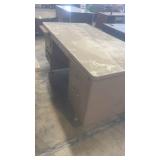 Used Metal Office Desk with Drawers