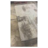 Heavy Duty Wooden Work Table with Lower Shelf