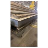 Lot of Used Lumber, Wood Pallets, and Glass Door Panels