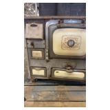 Antique Home Comfort Wood Burning Stove by Wrought Iron Range Co.