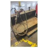 Used Steel Fuel Transfer Tank with Pump and Hose