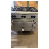Vulcan 6-Burner Commercial Gas Range with Oven