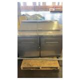 SP48-12 Commercial Prep Refrigerator Table with Stainless Steel Doors