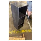 Black 3-Shelf Wooden Storage Organizer