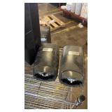 Lot of 2 Monogram Paper Towel Dispensers and 4 Soap Dispensers