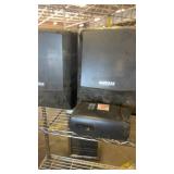 Lot of 2 Monogram Paper Towel Dispensers and 4 Soap Dispensers