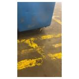 Large Blue Commercial Utility Cart with Wheels