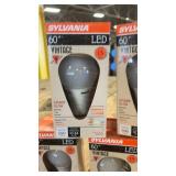 Lot of 8 Sylvania 60W Vintage LED Light Bulbs Assorted Styles