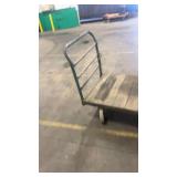 Heavy Duty Industrial Wooden Platform Cart with Steel Handle