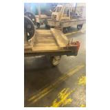 Heavy Duty Wooden Platform Cart with Industrial Casters