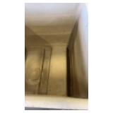 Large Plastic Industrial Bin with Forklift Pockets