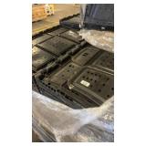 Pallet of Collapsible Plastic Crates and Bins