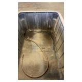 Large Black Industrial Storage Bin