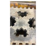 Heavy Duty Plastic Concrete Block Mold with Interlocking Design