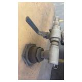 Large Industrial Plastic Tank with Valve and Fittings