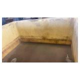 Large Industrial Plastic Tank with Valve and Fittings