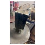 Group of Industrial Grease Barrels with Pump Dispensers