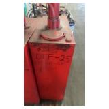 Red Hydraulic Fluid Transfer Pump Tank DTE-25