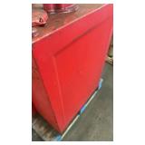 Red Hydraulic Fluid Transfer Pump Tank DTE-25