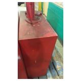 Vintage Red Manual Gas Pump Dispenser