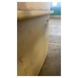 Large Poly Processing Rectangular Plastic Storage Tank with Drain Valve