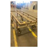 Heavy Duty Industrial Steel Utility Cart on Casters