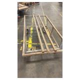 Heavy Duty Industrial Steel Utility Cart on Casters