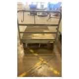 Heavy Duty Industrial Flatbed Cart with Steel Frame