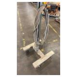 Industrial Mobile Work Light with Stand and Power Cord