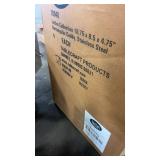 Lot of Stainless Steel Rectangular Utensil Caddies by Tablecraft