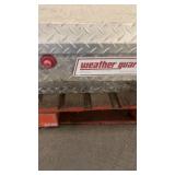 Weather Guard Aluminum Diamond Plate Truck Tool Box with Custom Bed Covers