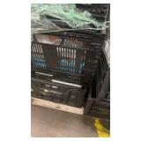 Pallet of Assorted Commercial Kitchen Supplies and Storage Crates