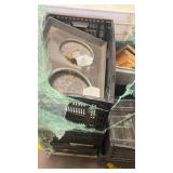 Pallet of Assorted Commercial Kitchen Supplies and Storage Crates