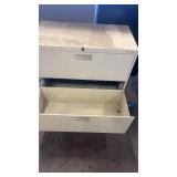Lot of 3 Metal Office File Cabinets Assorted Sizes