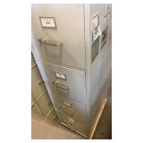 Group of Metal 4-Drawer Vertical Filing Cabinets