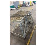 Cotterman Rolling Step Ladder Platform 3-Step 600 lb Capacity