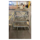 Cotterman Rolling Step Ladder Platform 3-Step 600 lb Capacity