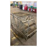Cotterman Rolling Step Ladder Platform 3-Step 600 lb Capacity