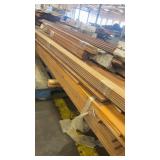 Assorted Lot of Hardwood Trim and Flooring Boards