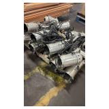 Set of 10 Aluminum Stage Par Can Lights with Power Cables