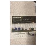 Vinyl Semi-Privacy Fence Kit 6ft H x 6ft W White Sections