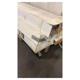 Vinyl Semi-Privacy Fence Kit 6ft H x 6ft W White Sections