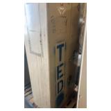 Used Metal Storage Locker with Shelves and Compartments