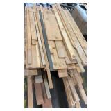 Large Assortment of Mixed Dimensional Lumber Boards